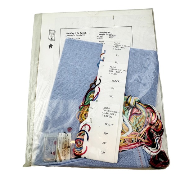 Nothing Is So Sweet Cross‎ Stitch Kit Alma Lynne ALD-7 11x7 Dear Friend - Picture 5 of 5